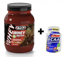  Promo Bundle WHEY PROTEIN Rich Chocolate 725 gr. + BCAA 60cpr.