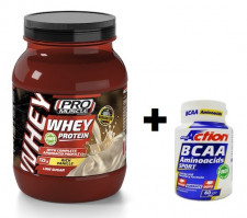  Promo Bundle WHEY PROTEIN Rich Vanille 725 gr. + BCAA 60cpr.